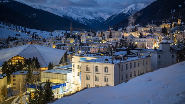 Das Kongresszentrum im Schweizer Davos, in dem das Weltwirtschaftsforum stattfindet.