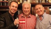 Toni (Mitte) mit den Kölner Freunden Lukas Wachten (l.) und Manfred Zender (r.)