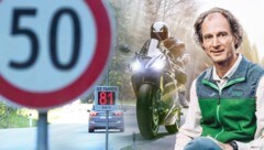 Herbert Wölger vom Nationalpark Gesäuse setzt sich für eine Tempobremse ein.