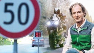 Herbert Wölger vom Nationalpark Gesäuse setzt sich für eine Tempobremse ein.