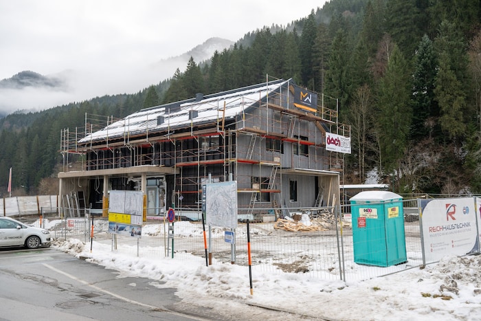 Das Gemeindeamt entsteht gerade.