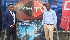 Alfred Vorderwinkler (re.) als TV-Experte für DASH-TV.