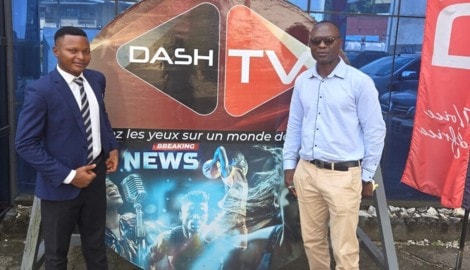 Alfred Vorderwinkler (re.) als TV-Experte für DASH-TV.