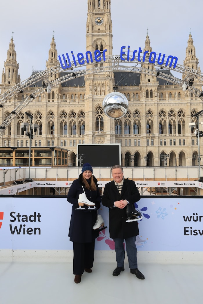 Finanzstadträtin Barbara Novak und Bürgermeister Michael Ludwig (beide SPÖ) besuchten am ...