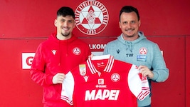 Sportchef Tino Wawra (re.) holte Leon Klassen nach Graz zum GAK.