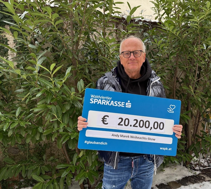 In Summe 20.200 Euro konnte der Moderator und Entertainer auch Niederösterreich jetzt sechs ...
