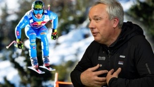 Fritz Strobl muss um seinen Rekord zittern: Giovanni Franzoni war im ersten Kitzbühel-Training ...