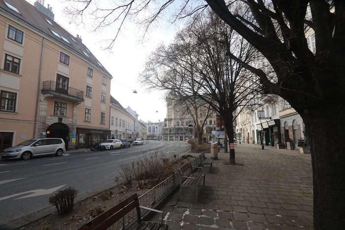 An jenem Dienstagvormittag war wenig los am Margaretenplatz