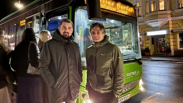 Manuel Kobald (li.) und Wolfgang Moitzi haben 2015 die Nightline Murtal-Murau ins Leben gerufen.