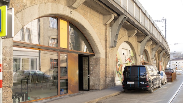 Der Bogen 40 nimmt Gestalt an: Innen wird bereits saniert.