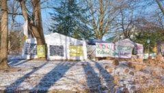 Linzer Aktivisten glauben, mit ihrem Camp den A26-Bau ausbremsen zu können.