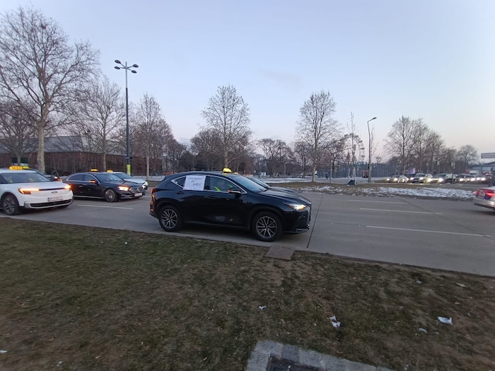 Die Wiener Taxler fordern „faire Wettbewerbsbedingungen“ gegenüber billigen Anbietern wie Bolt ...