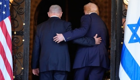 Netanyahu (li.) und Trump sind enge Verbündete.