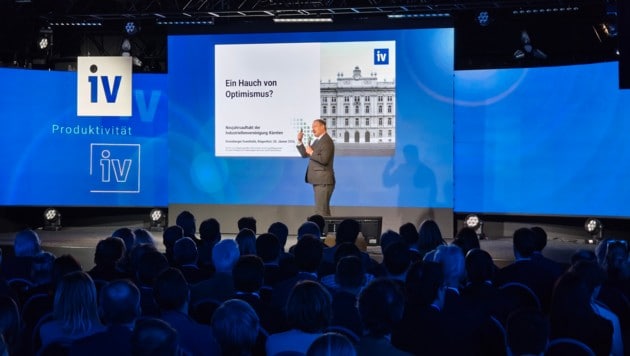 Ökonom Christian Helmenstein sparte beim IV-Neujahrsauftakt nicht mit scharfen Worten.