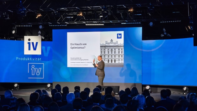 Ökonom Christian Helmenstein sparte beim IV-Neujahrsauftakt nicht mit scharfen Worten.