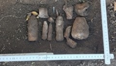 Die alten Granaten aus dem Weltkrieg wurden am Johannesberg gefunden.