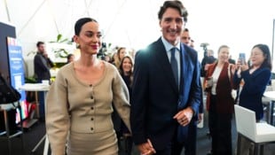 Nach Davos reiste Trudeau dieser Tage zusammen mit seiner Partnerin, Popstar Katy Perry, an.