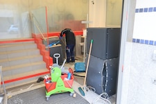 Der Schaden durch die Bankomatsprengung ist hoch. Der Bereich wurde großräumig abgesperrt.