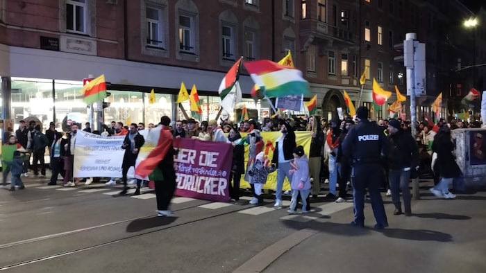 Die Polizei sprach von rund 1000 Teilnehmern.