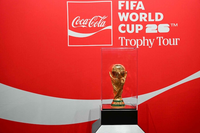 Die heiß begehrte WM-Trophäe