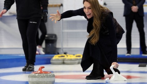 Prinzessin Kate macht auch beim Curling eine gute Figur!