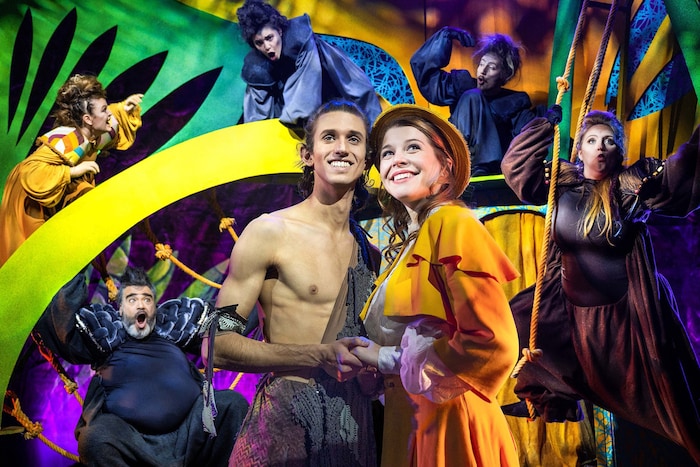 Theater Liberi präsentiert „Tarzan – das Musical“ im Stadttheater Greif in Wels. Besucher ...
