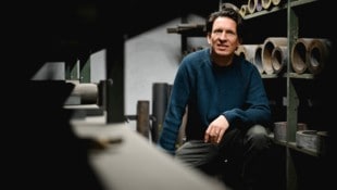 Gerfried Kusatz packt jetzt in der Gießerei an. Der Jurist bezeichnet sich selbst als ...