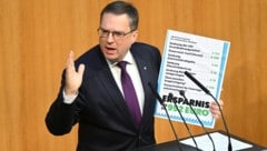 ÖVP-Klubobmann August Wöginger verteidigte im Parlament erneut die gesetzten Maßnahmen, mit ...