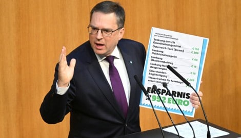 ÖVP-Klubobmann August Wöginger verteidigte im Parlament erneut die gesetzten Maßnahmen, mit der ...