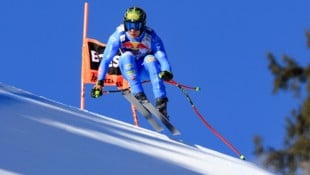 Giovanni Franzoni war auch im zweiten Kitzbühel-Training pfeilschnell.