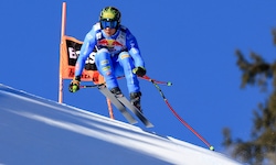 Giovanni Franzoni war auch im zweiten Kitzbühel-Training pfeilschnell.