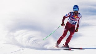 Marco Schwarz raste erstmals die Streif hinunter.