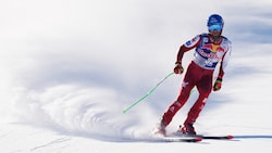 Marco Schwarz raste erstmals die Streif hinunter.