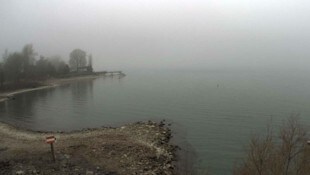 Statt auf anfliegende Flugzeuge blickt man am Flughafen Altenrhein derzeit nur auf eine ...