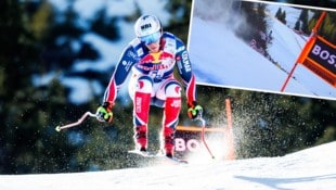 Ken Caillot stürzte in Kitzbühel schwer.