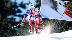 Ken Caillot stürzte in Kitzbühel schwer.