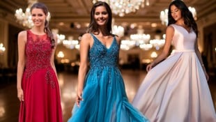 Neben Champagner und Nachtblau wird man in dieser Ballsaison wohl auch vermehrt Kleider in ...