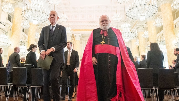 Van der Bellen mit Vatikan-Botschafter Pedro Lopez Quintana