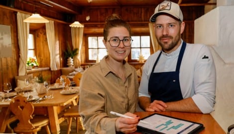 Tina Schumacher und Stephan Wieland verlangen von Gästen, die trotz Reservierung nicht ...