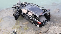 Mit dem Tod endete ein Fahrzeugabsturz in den Inn bei Hall im Vorjahr.