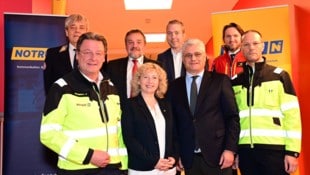 Zogen Bilanz über Einsätze: Josef Schmoll, Eva Prischl, Martin Antauer und Christian Fohringer ...