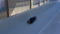 Sarah Baumgartner raste zu ihrem Premierensieg im Europacup.