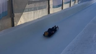 Sarah Baumgartner raste zu ihrem Premierensieg im Europacup.