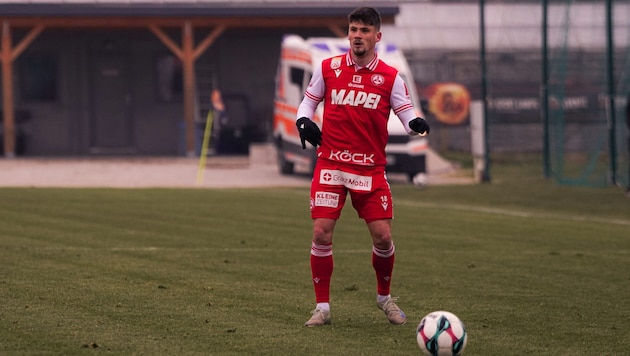 In einem Testspiel feierte Leon Klassen sein Debüt für den GAK.