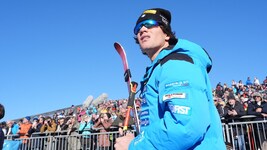 Giovanni Franzoni flog über die Streif, verpasste den Streckenrekord nur um 63 Hundertstel.