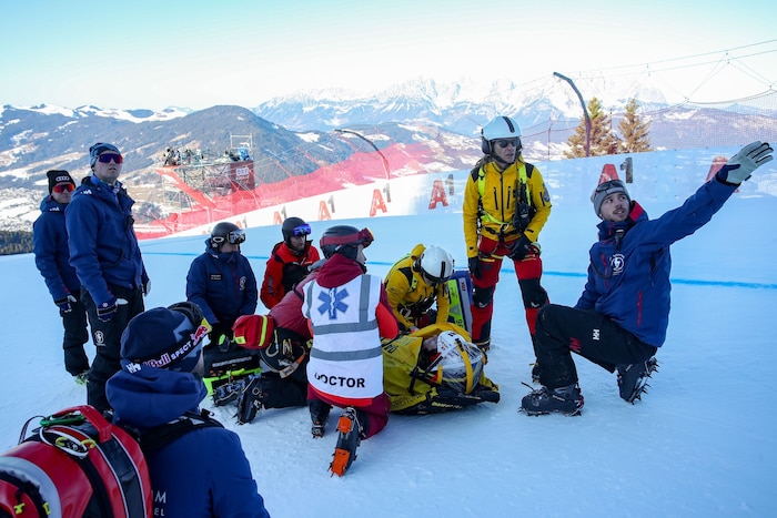 Ken Caillot stürzte schwer.