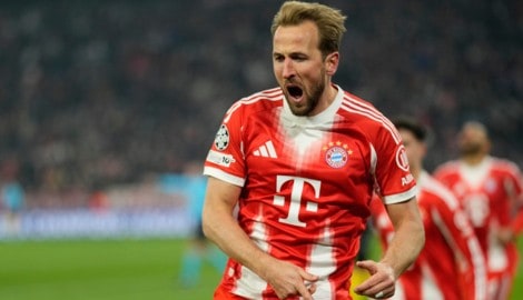 Harry Kane jubelt.