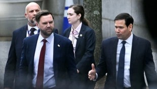 Vizepräsident JD Vance und Außenminister Marco Rubio wichen offenbar vom strikten Kurs des ...