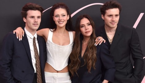 Ein Foto aus besseren Tagen: Cruz und Brooklyn Beckham mit Nicola Peltz und Mama Victoria ...