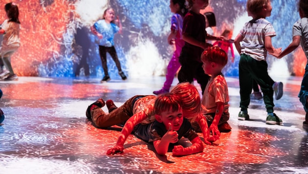 Interaktive Spiele in fantasievollen Welten im AEC